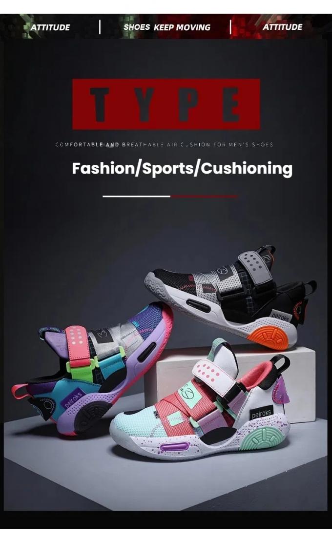 Boys' Basketball Shoes for Kids - Mesh Breathable Sneakers for Boys, Professional Training Shoes for Children 4