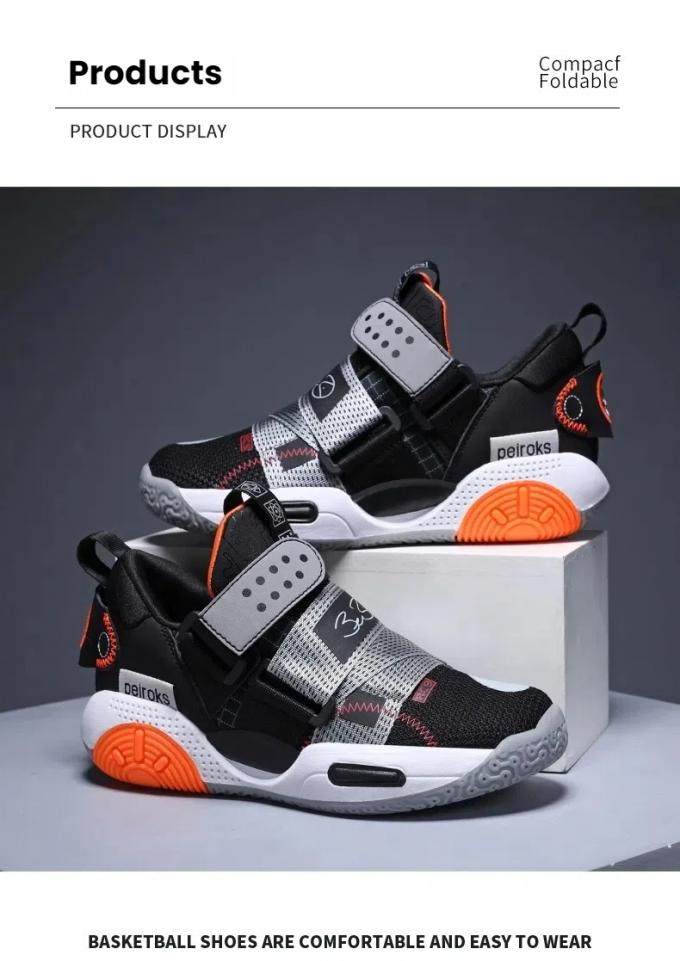 Boys' Basketball Shoes for Kids - Mesh Breathable Sneakers for Boys, Professional Training Shoes for Children 6