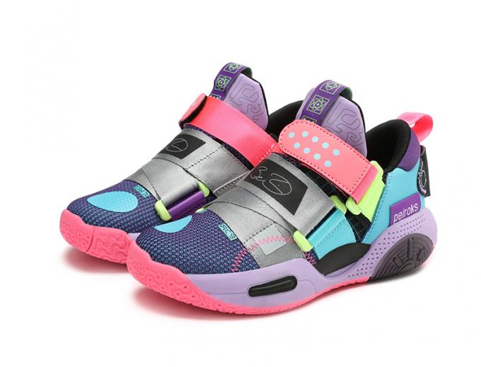 Boys' Basketball Shoes for Kids - Mesh Breathable Sneakers for Boys, Professional Training Shoes for Children 12